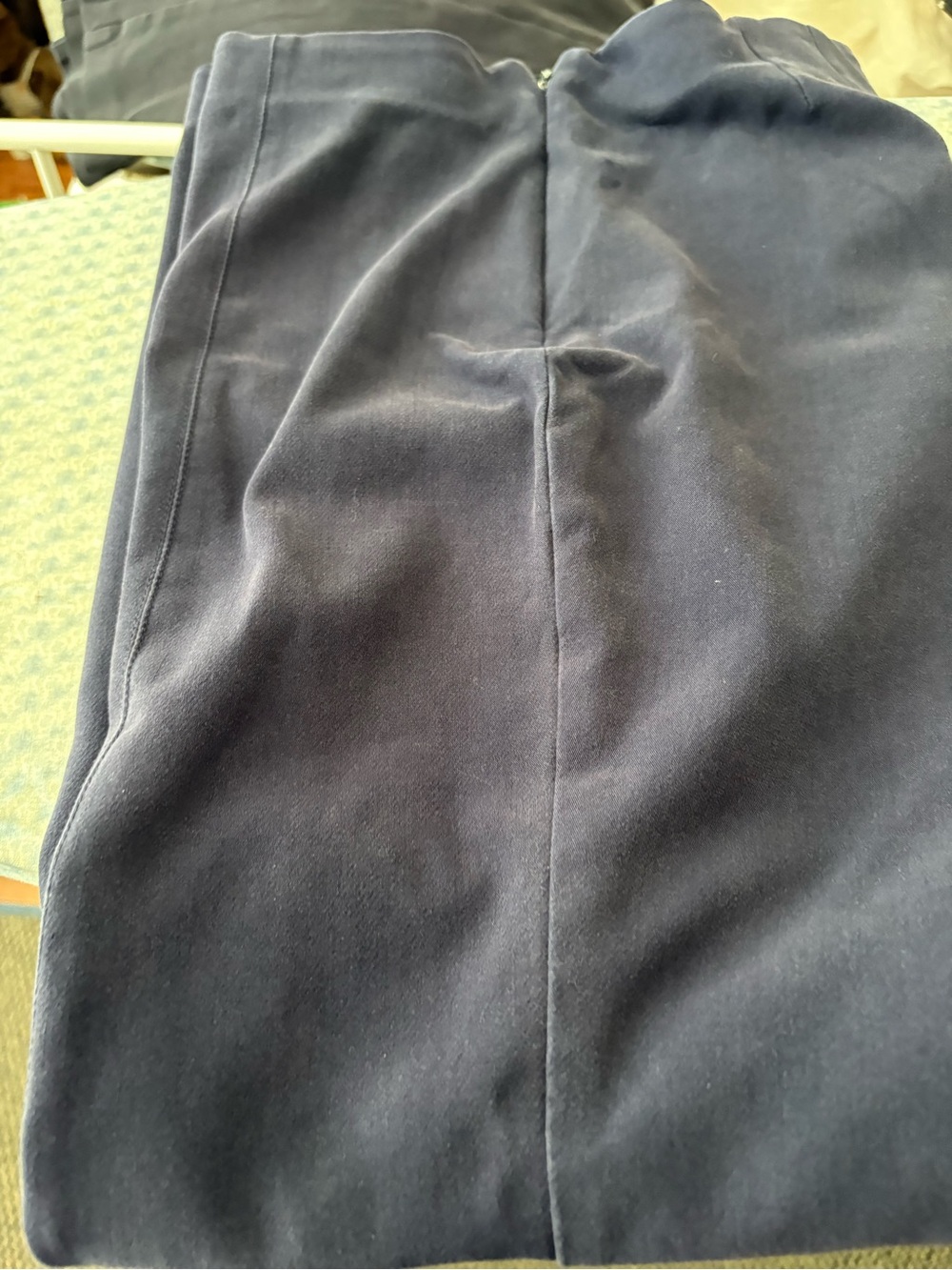 Talbots Women's Straight Leg Pants in Navy Blue